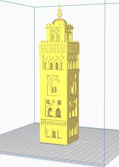 Koutoubia Tower Free 3D model