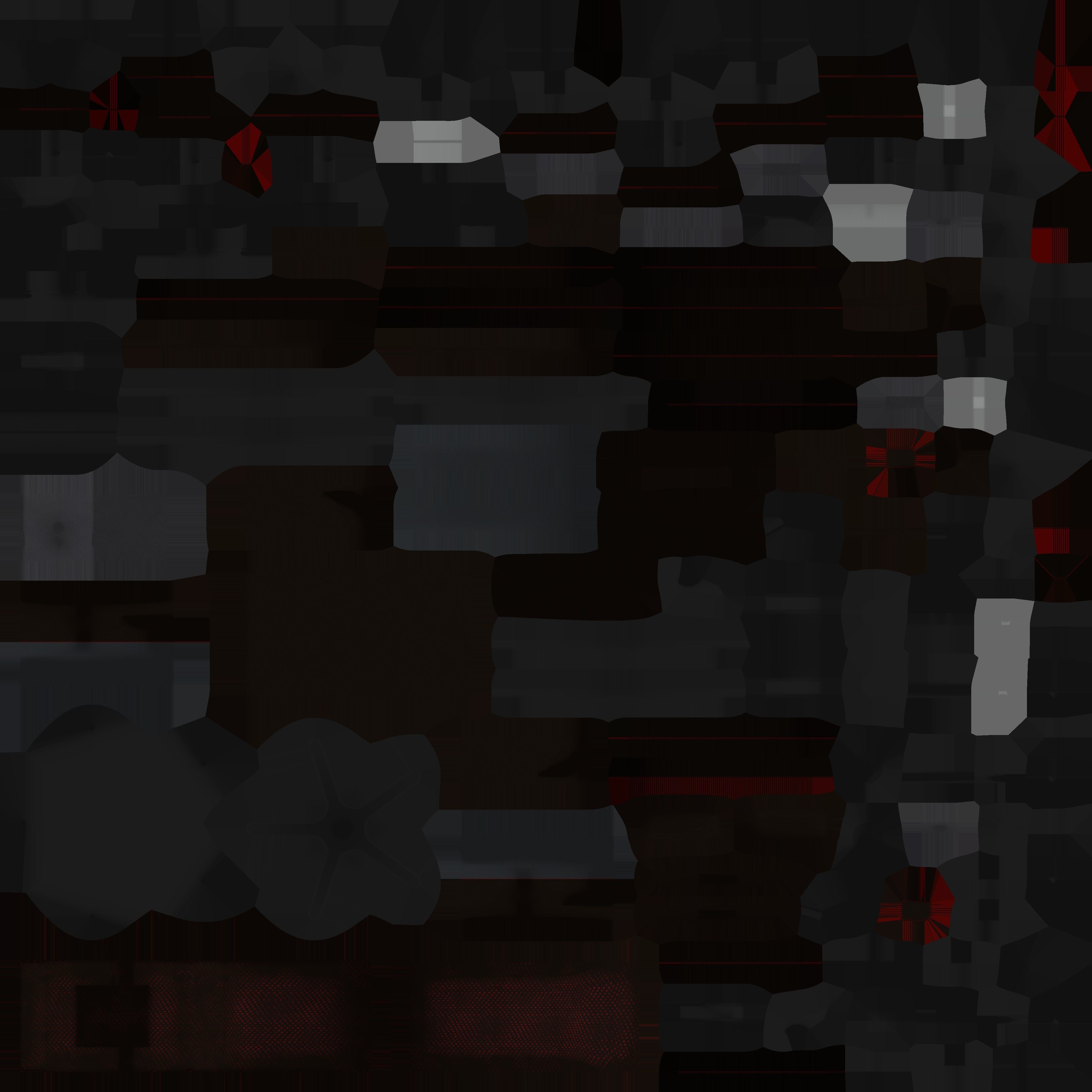 Computer Gaming Chair Low-poly 3D model_13