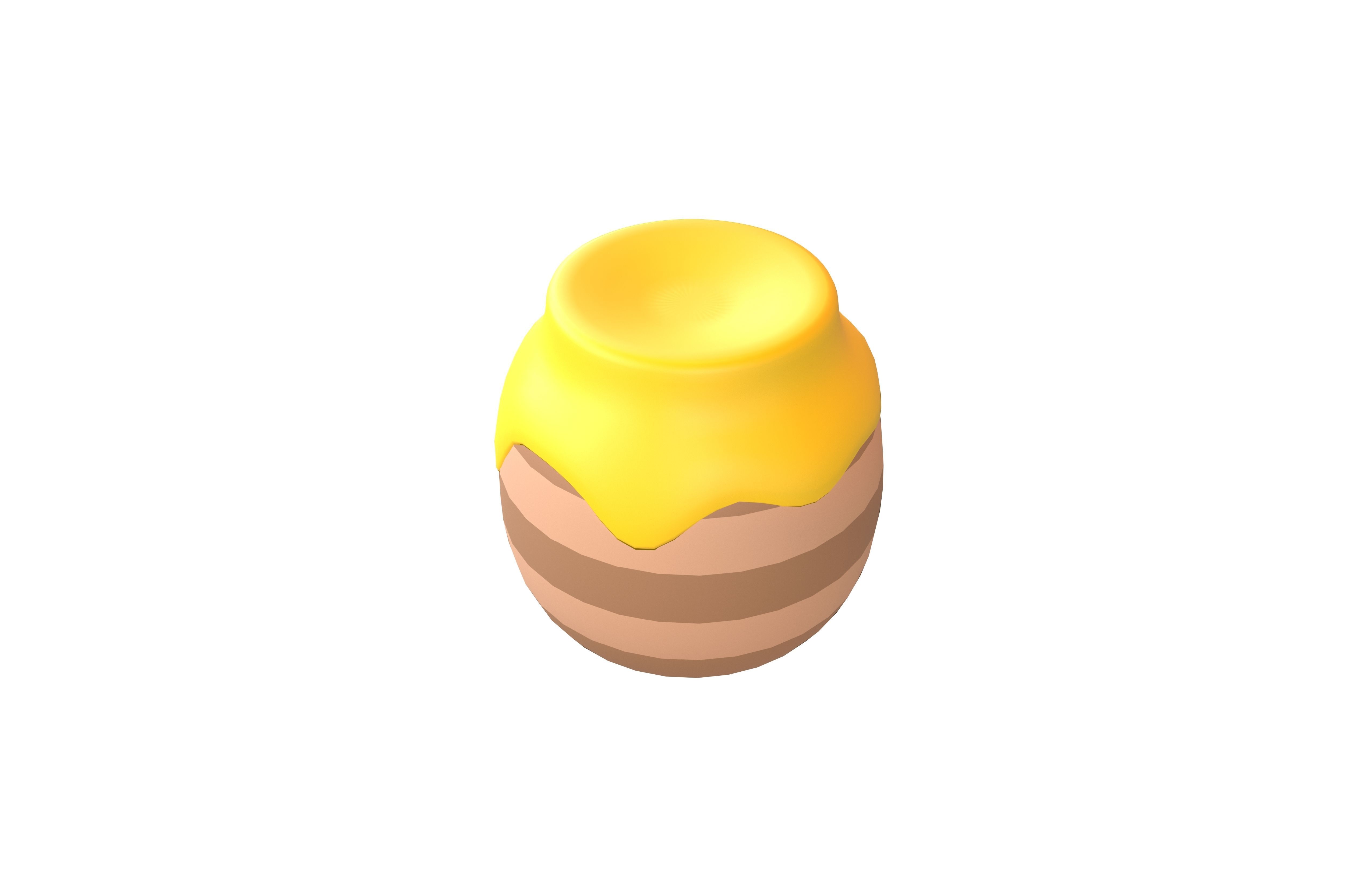 Honey Jar v1 002 Low-poly 3D model_2