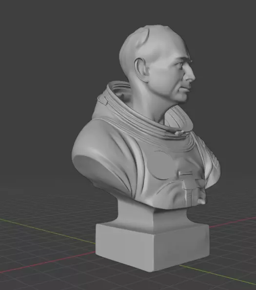 Michael Collins 3D print model_4