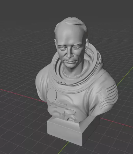 Michael Collins 3D print model_5