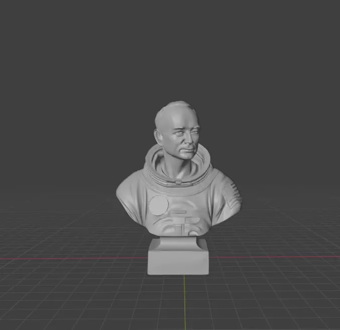 Michael Collins 3D print model_1