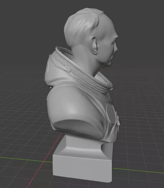 Michael Collins 3D print model_3