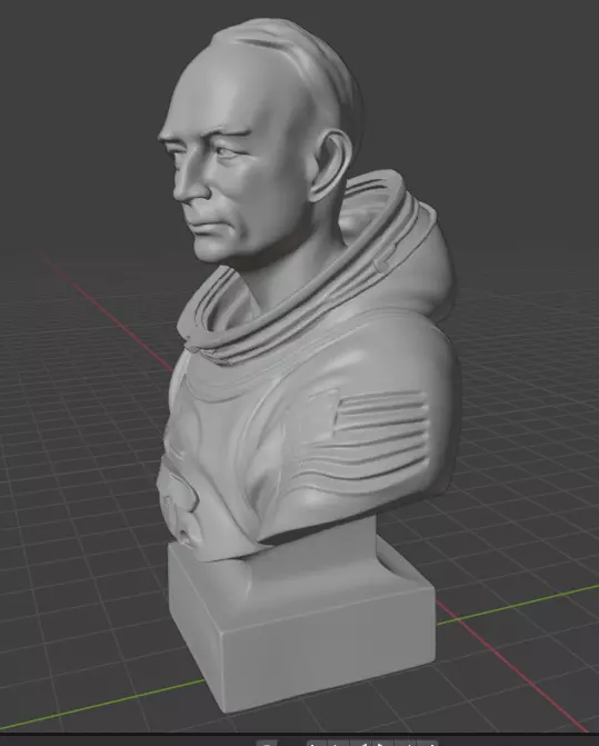 Michael Collins 3D print model_20