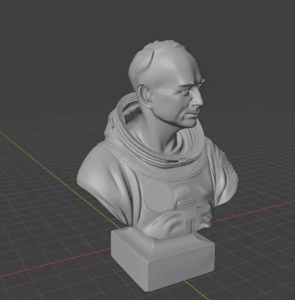 Michael Collins 3D print model_7