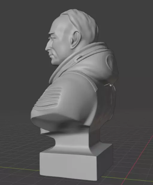 Michael Collins 3D print model_11