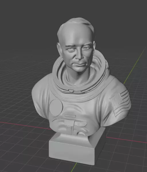 Michael Collins 3D print model_6