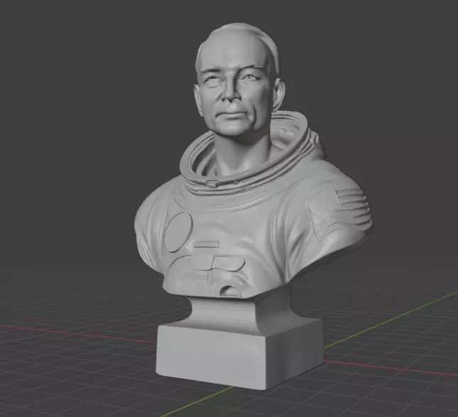 Michael Collins 3D print model_8