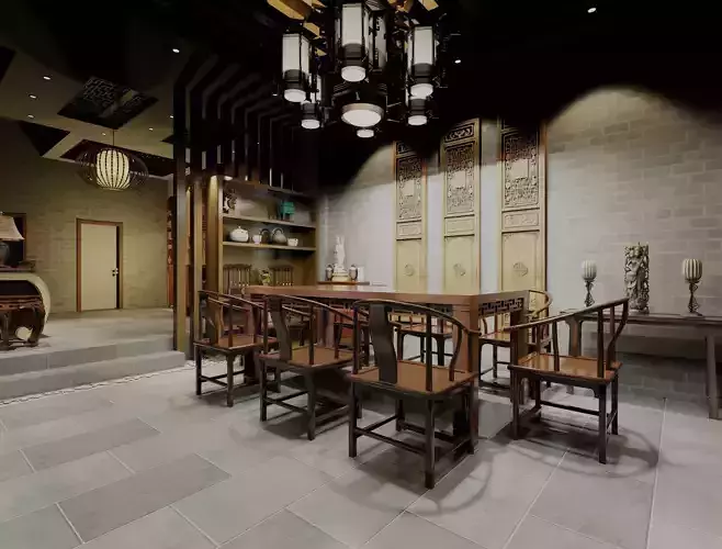 Chinese classical furniture 3D model