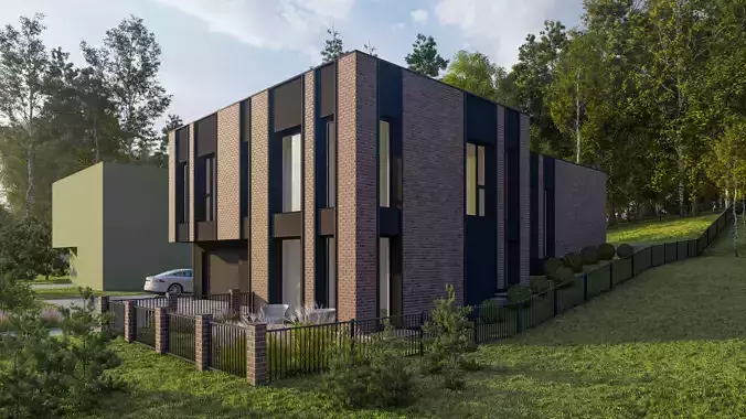 Residential house archicad  sketchup  lumion12