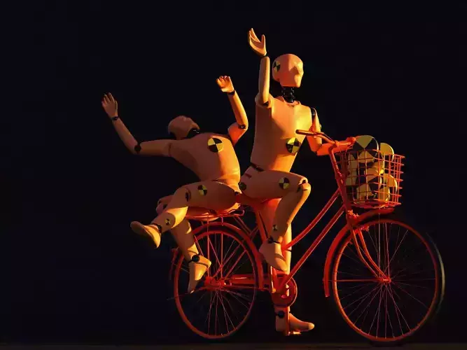 Crash Test Dummy 3D model