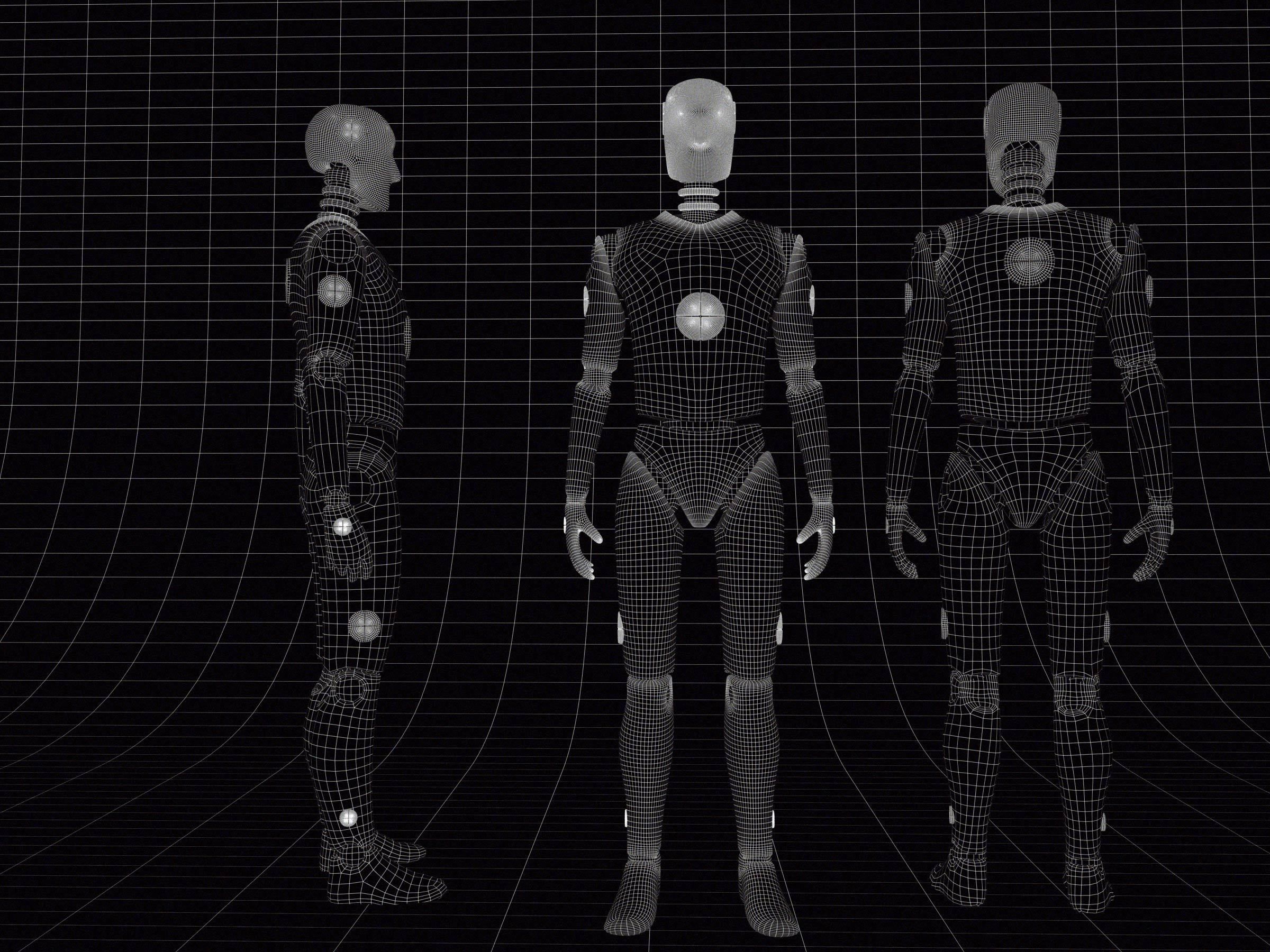 Crash Test Dummy 3D model_3