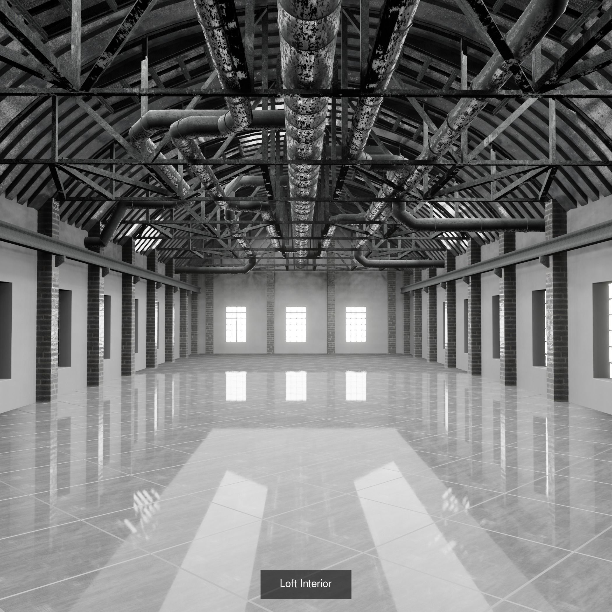 Studio Loft  3D Model Collection_2