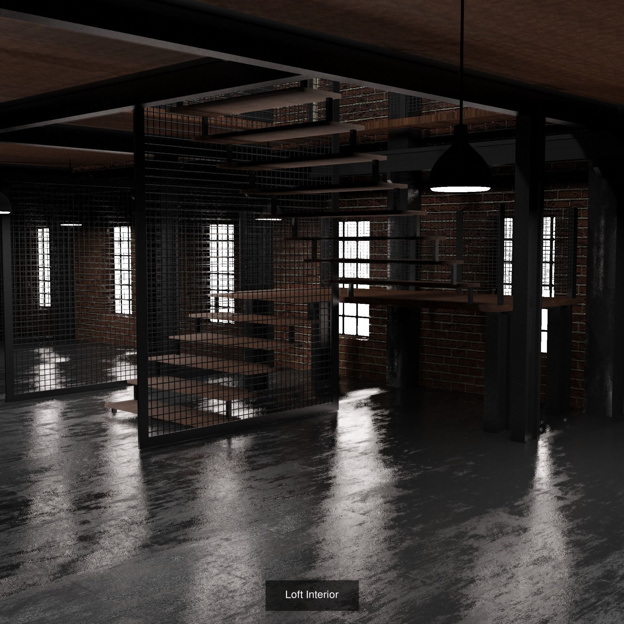 Studio Loft 3D Model Collection_7