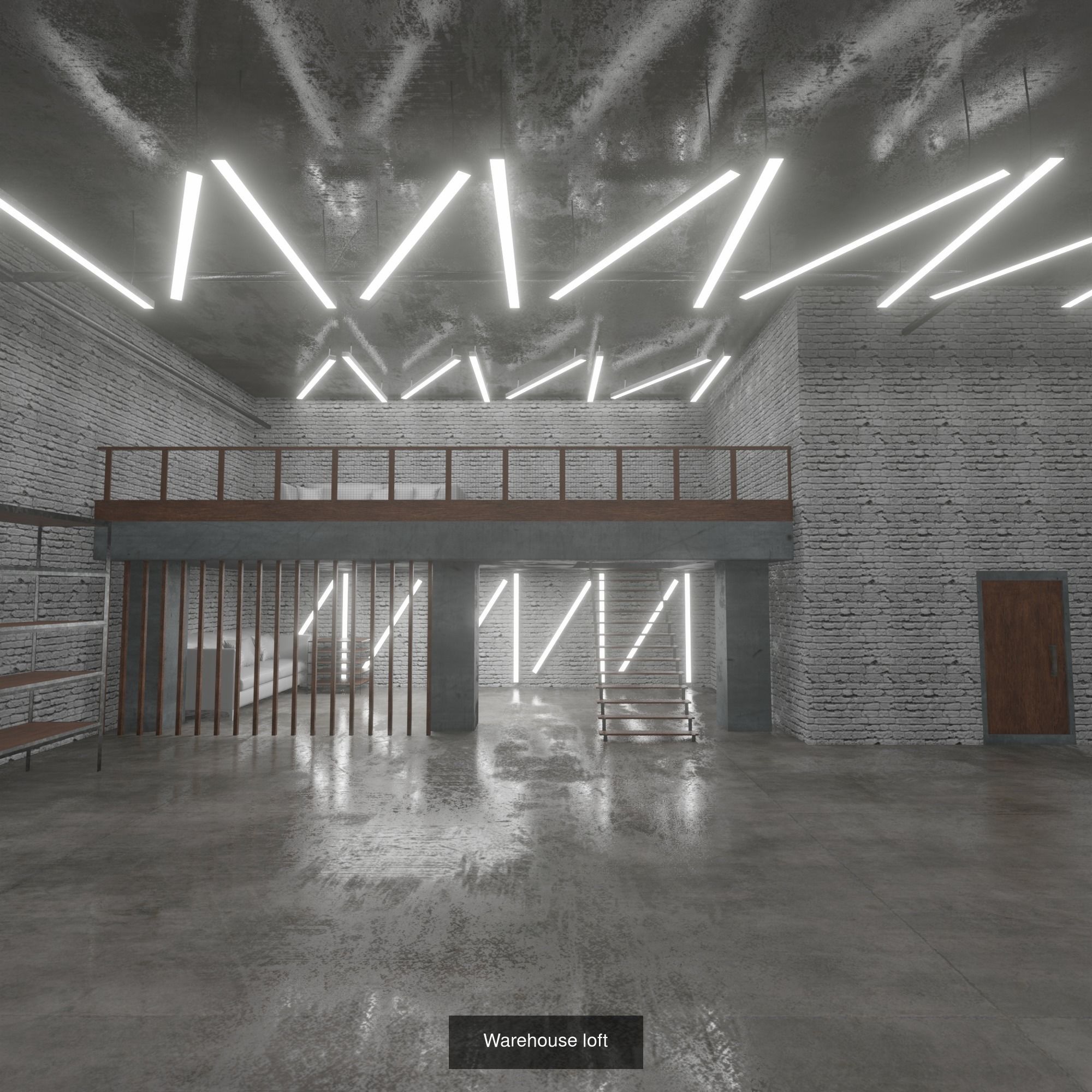 Studio Loft 3D Model Collection_4