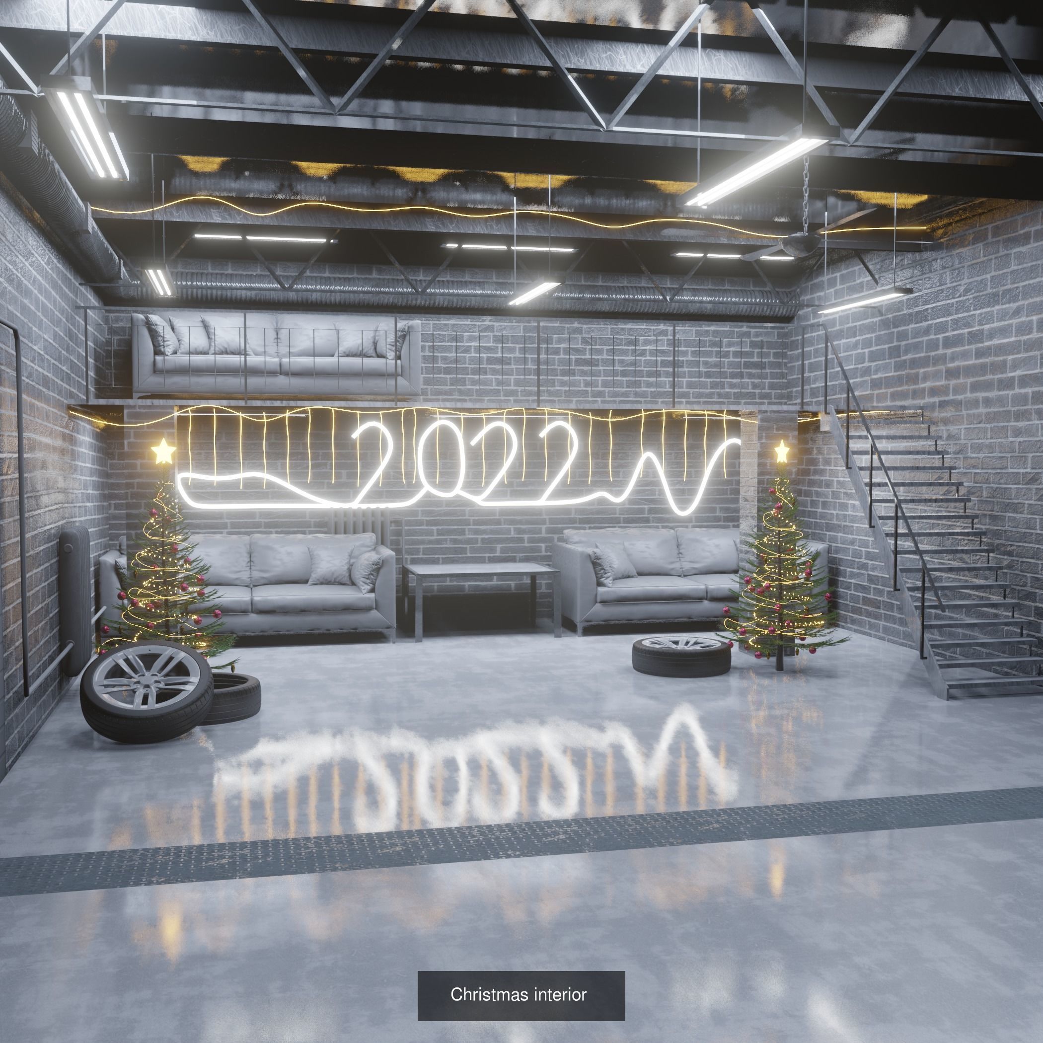 Studio Loft 3D Model Collection_10