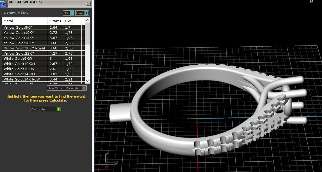 Soliter ring Model 1391 3D print model_2
