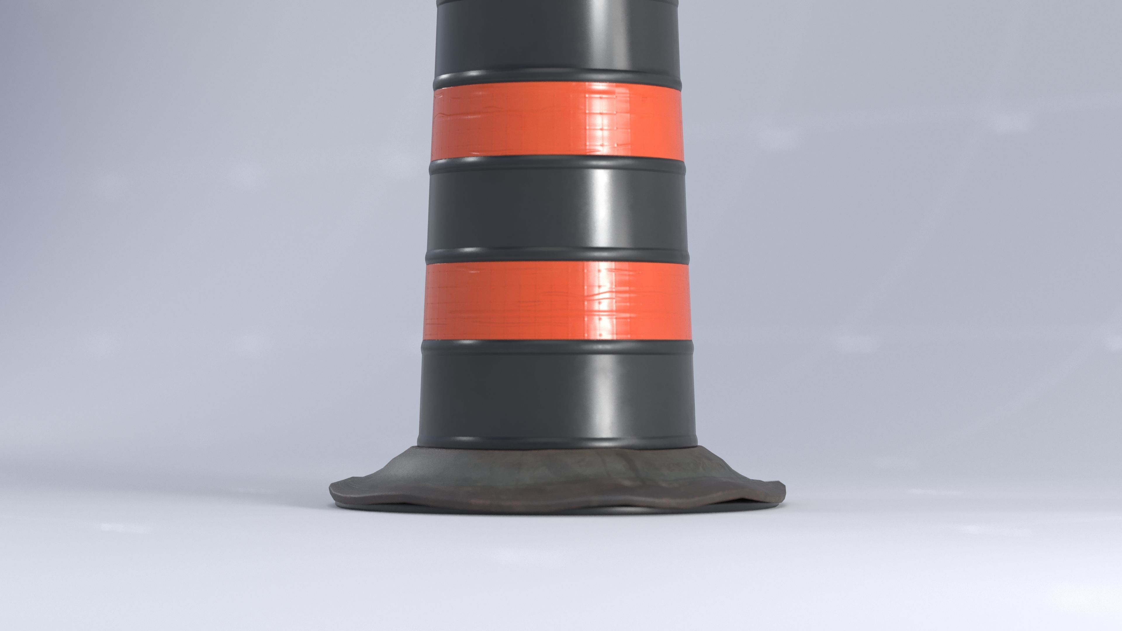 Toronto Safety Barrel 3D model_3