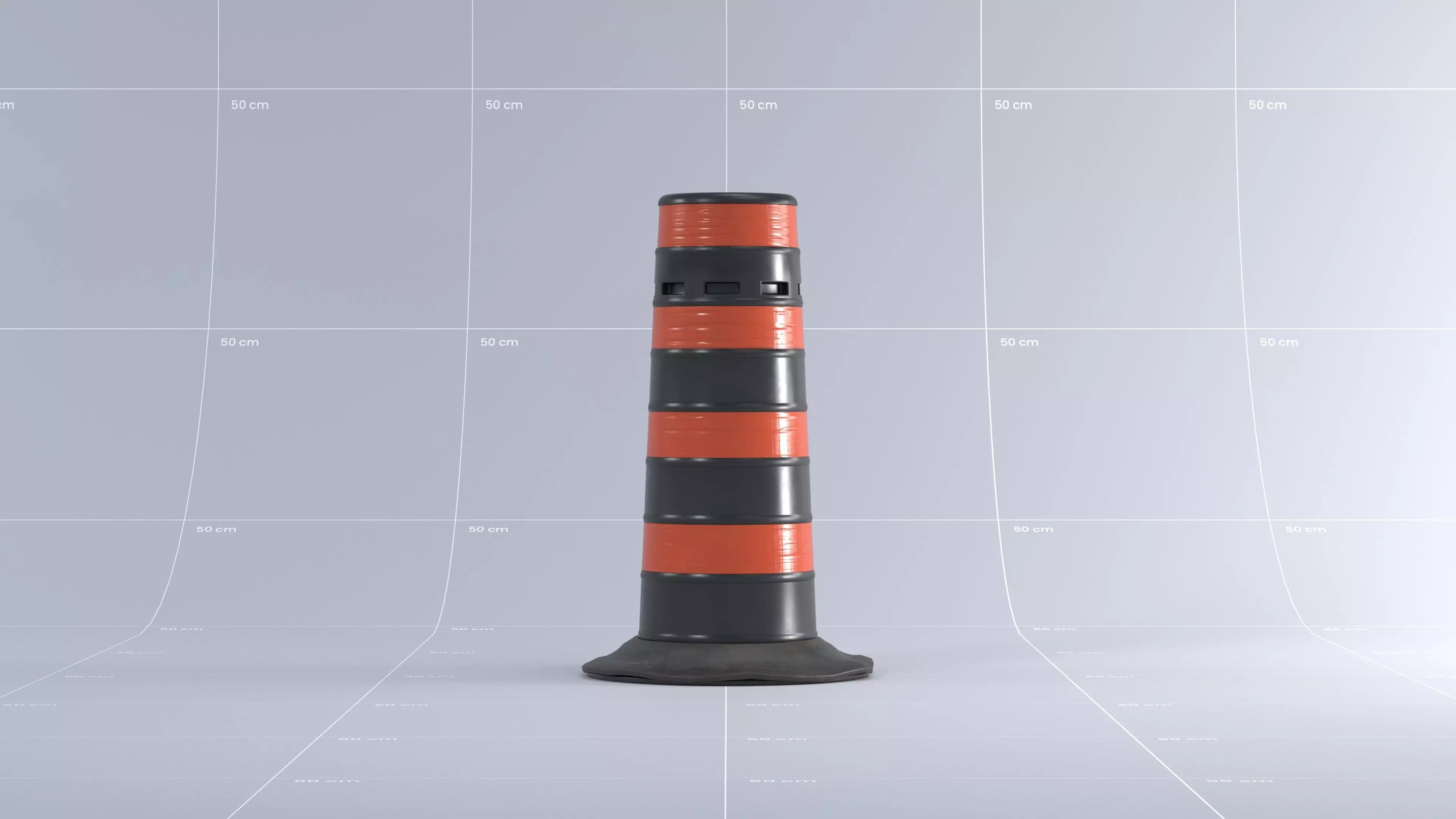 Toronto Safety Barrel 3D model_0