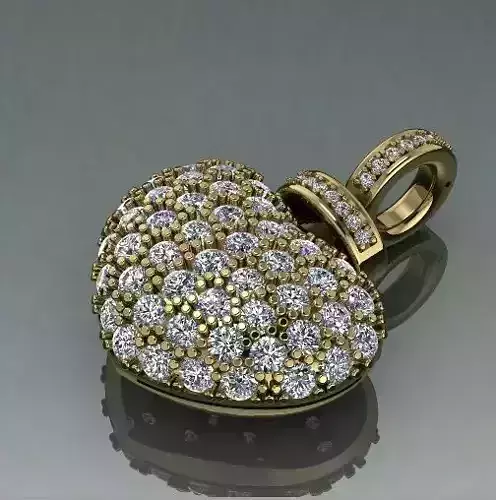 Heart pendant Model 1406