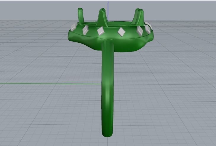 Ring Model 1404 3D print model_8