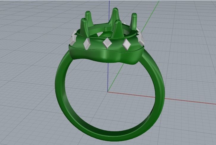 Ring Model 1404 3D print model_10