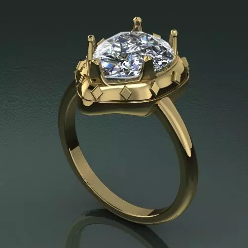 Ring Model 1404 3D print model_0