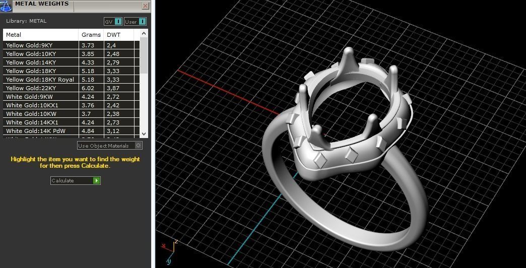 Ring Model 1404 3D print model_2