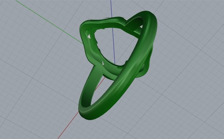 Ring Model 1404 3D print model_9