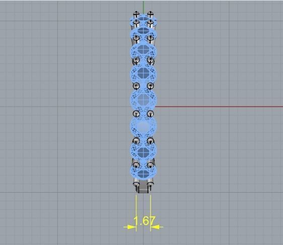 Soliter ring Model 1401 3D print model_5