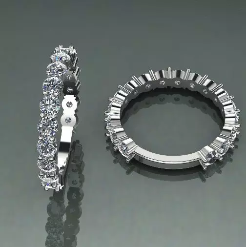 Soliter ring Model 1401 3D print model_0