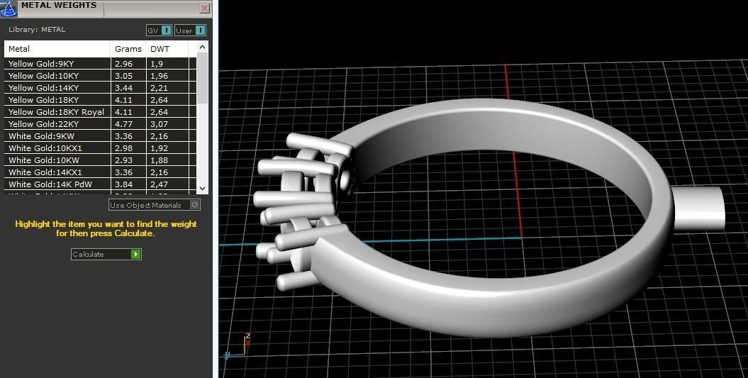 Soliter ring Model 1400 3D print model_9
