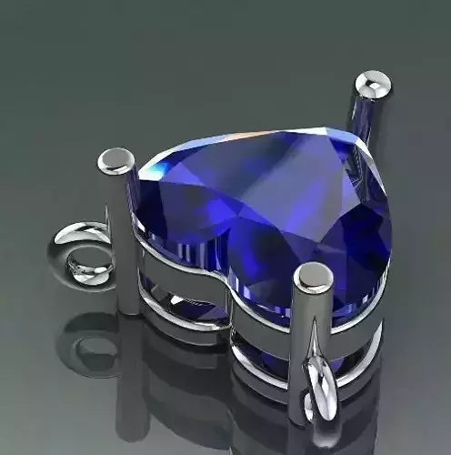 Heart pendant Model 1397