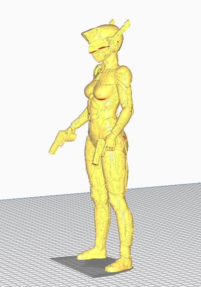 Cyber Soldier 3D print model_12