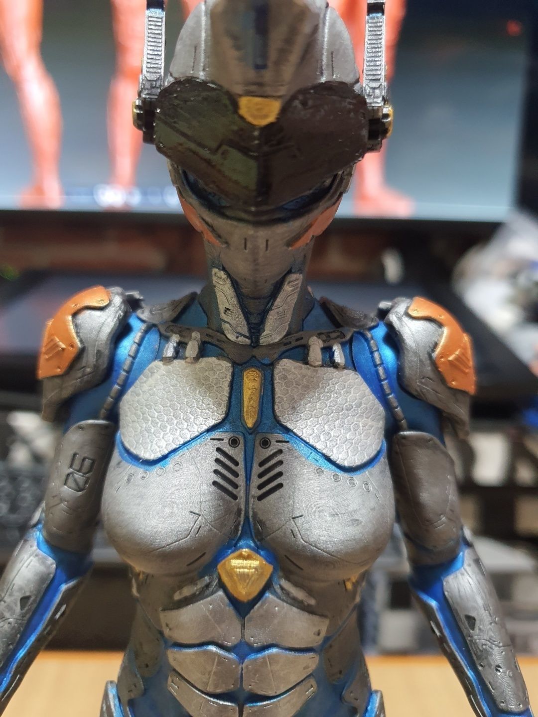 Cyber Soldier 3D print model_4