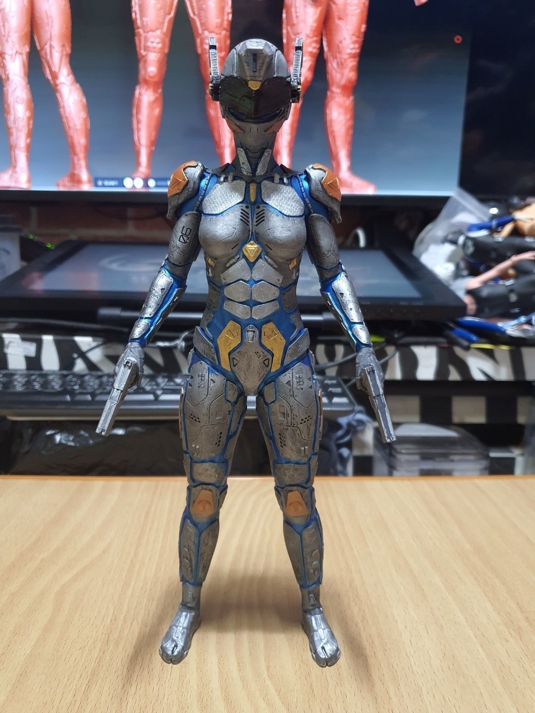 Cyber Soldier 3D print model_5