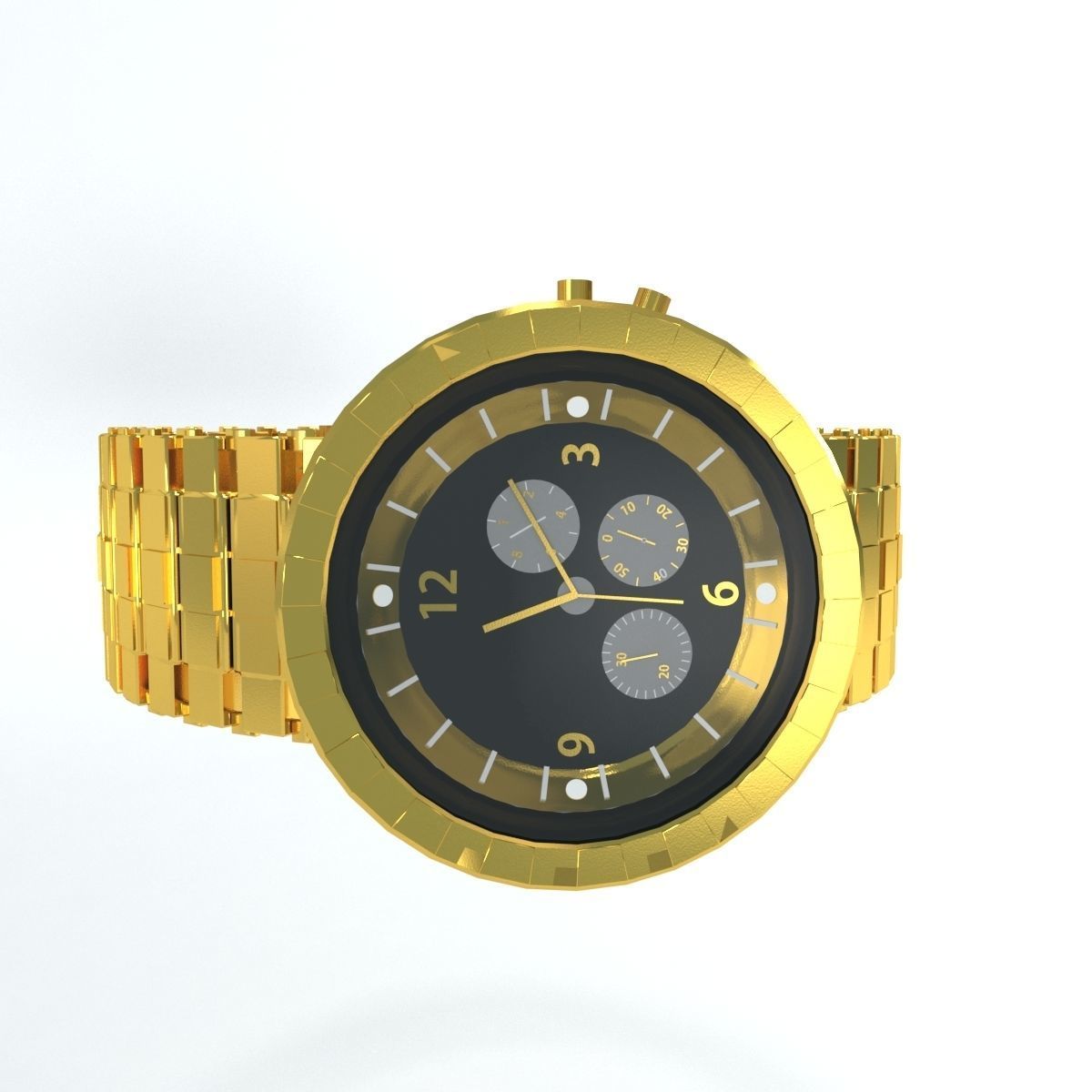 hand watch 3D model_9