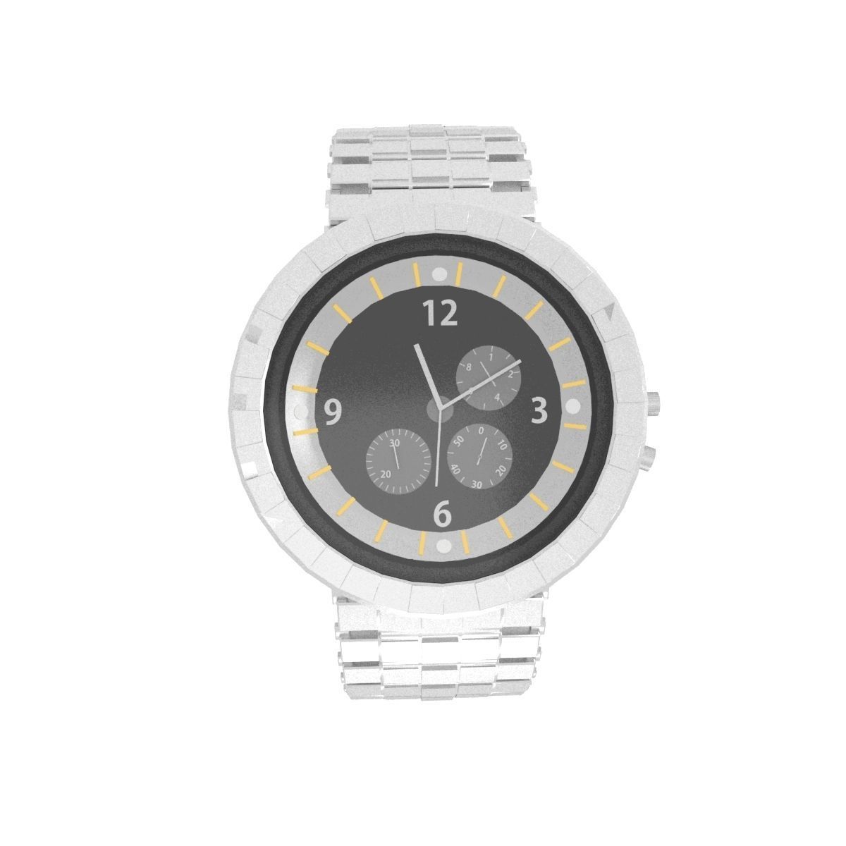 hand watch 3D model_1