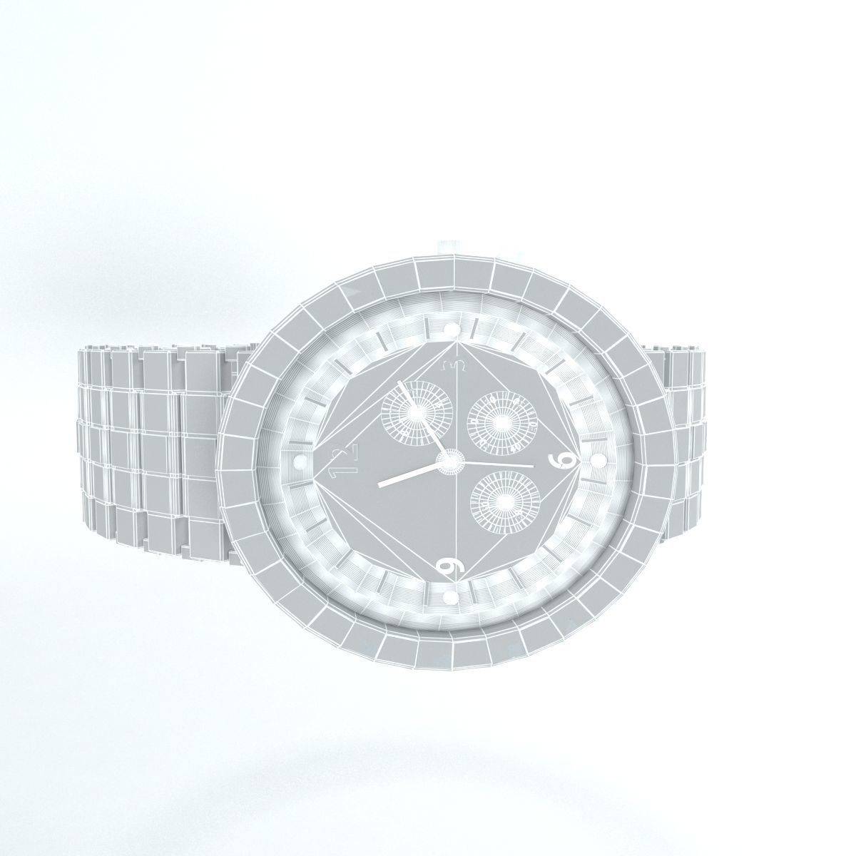 hand watch 3D model_11