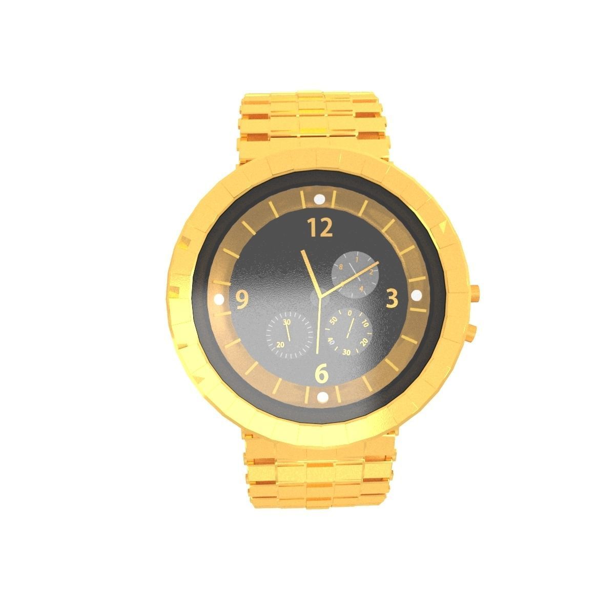 hand watch 3D model_4