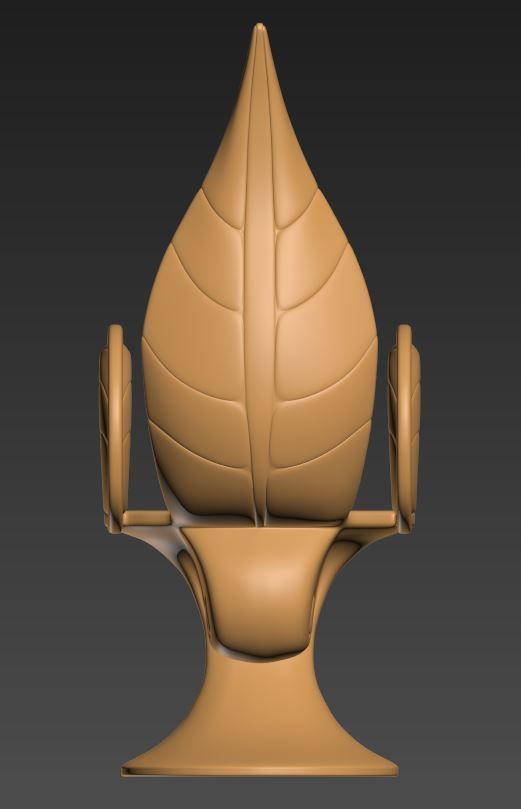 leaf chair 3D model_3