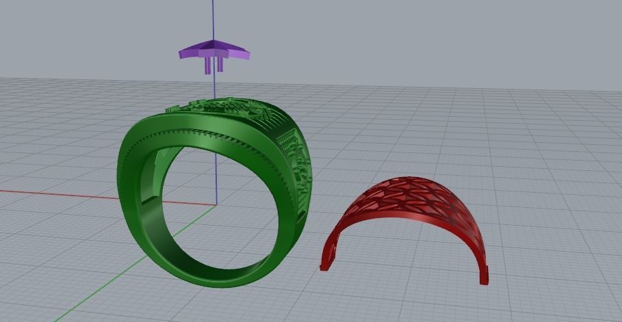 Man ring Model 1411 3D print model_6