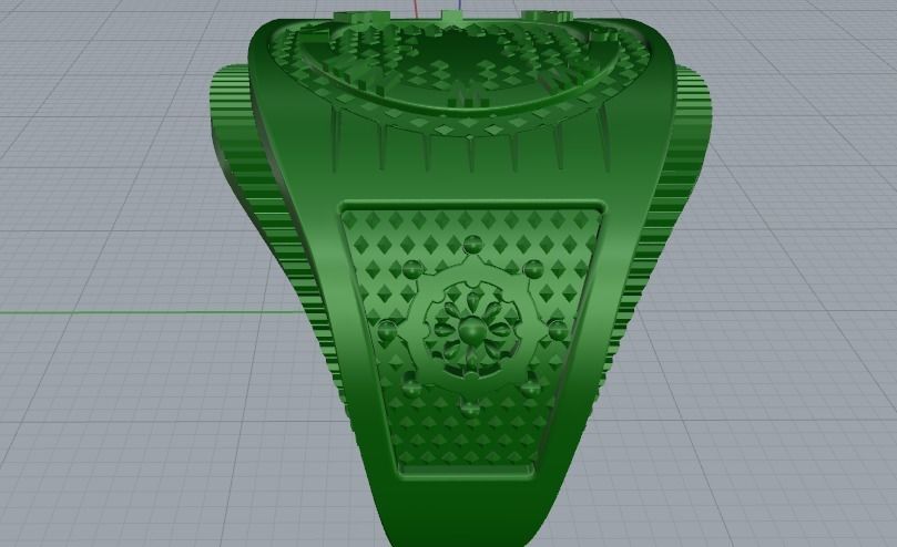 Man ring Model 1411 3D print model_7