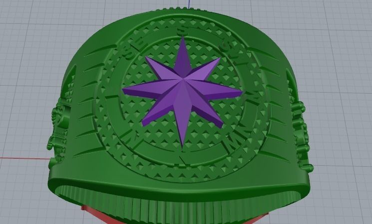 Man ring Model 1411 3D print model_9