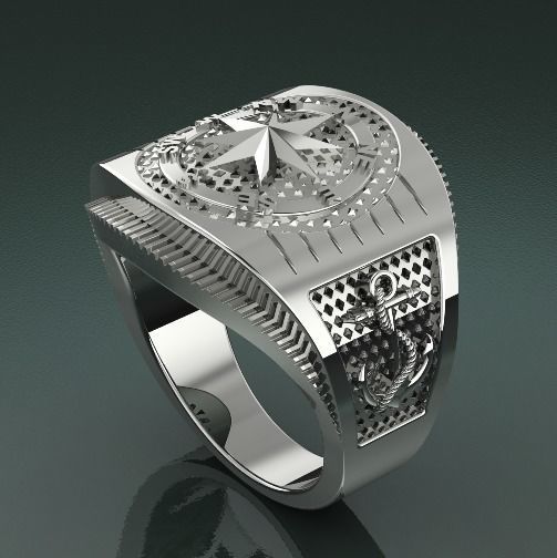 Man ring Model 1411 3D print model_1