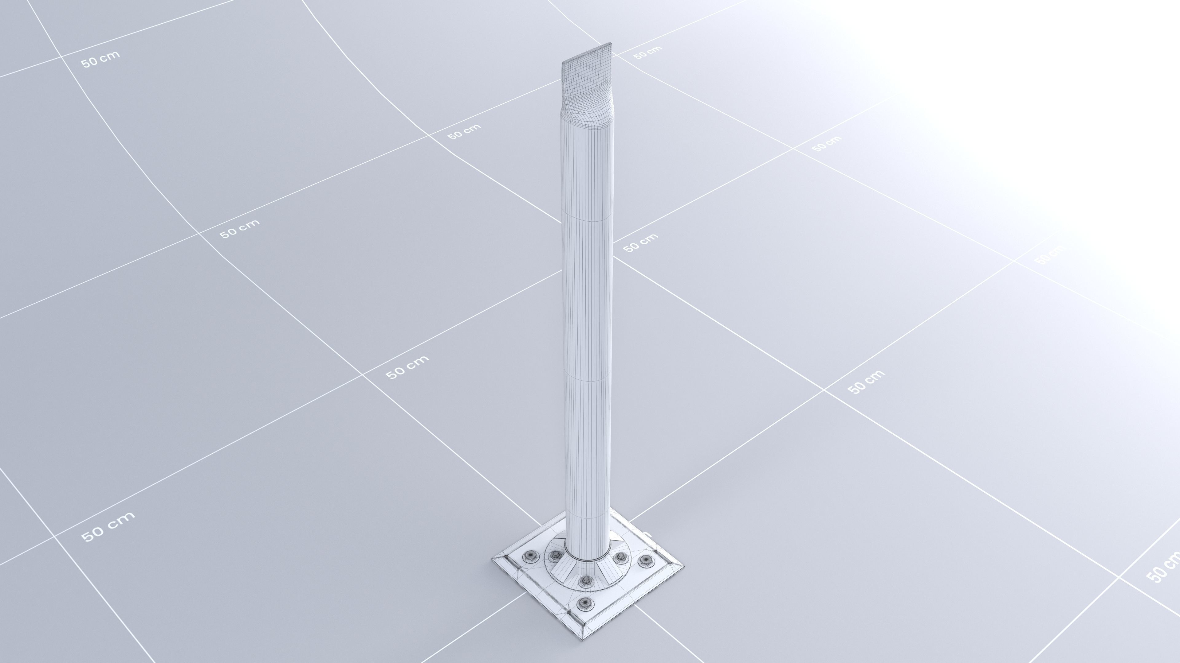 Toronto Safety Flexible Pole 02 3D model_8