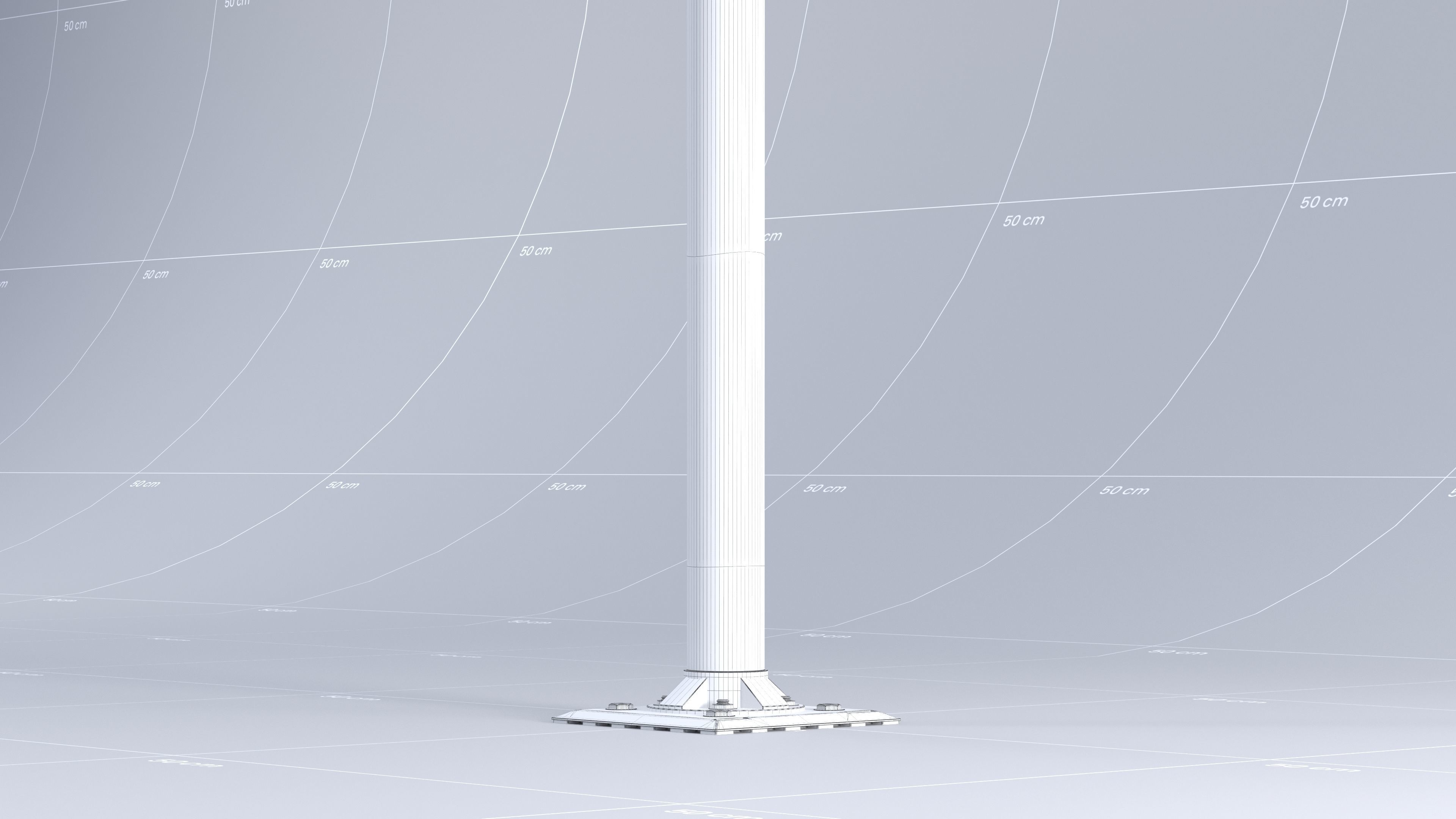 Toronto Safety Flexible Pole 02 3D model_9