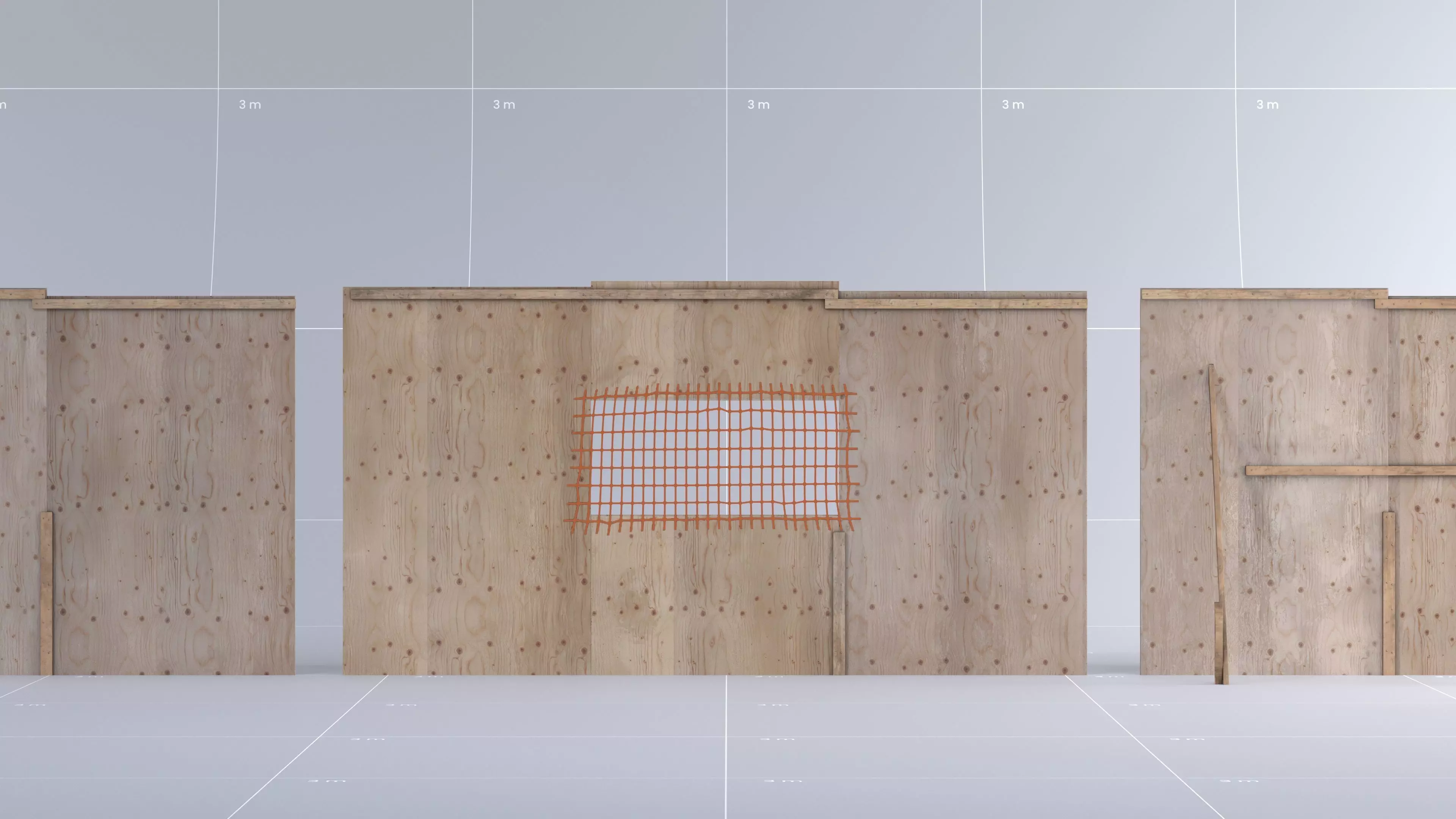 Toronto Construction Barricade 01 3D model_0