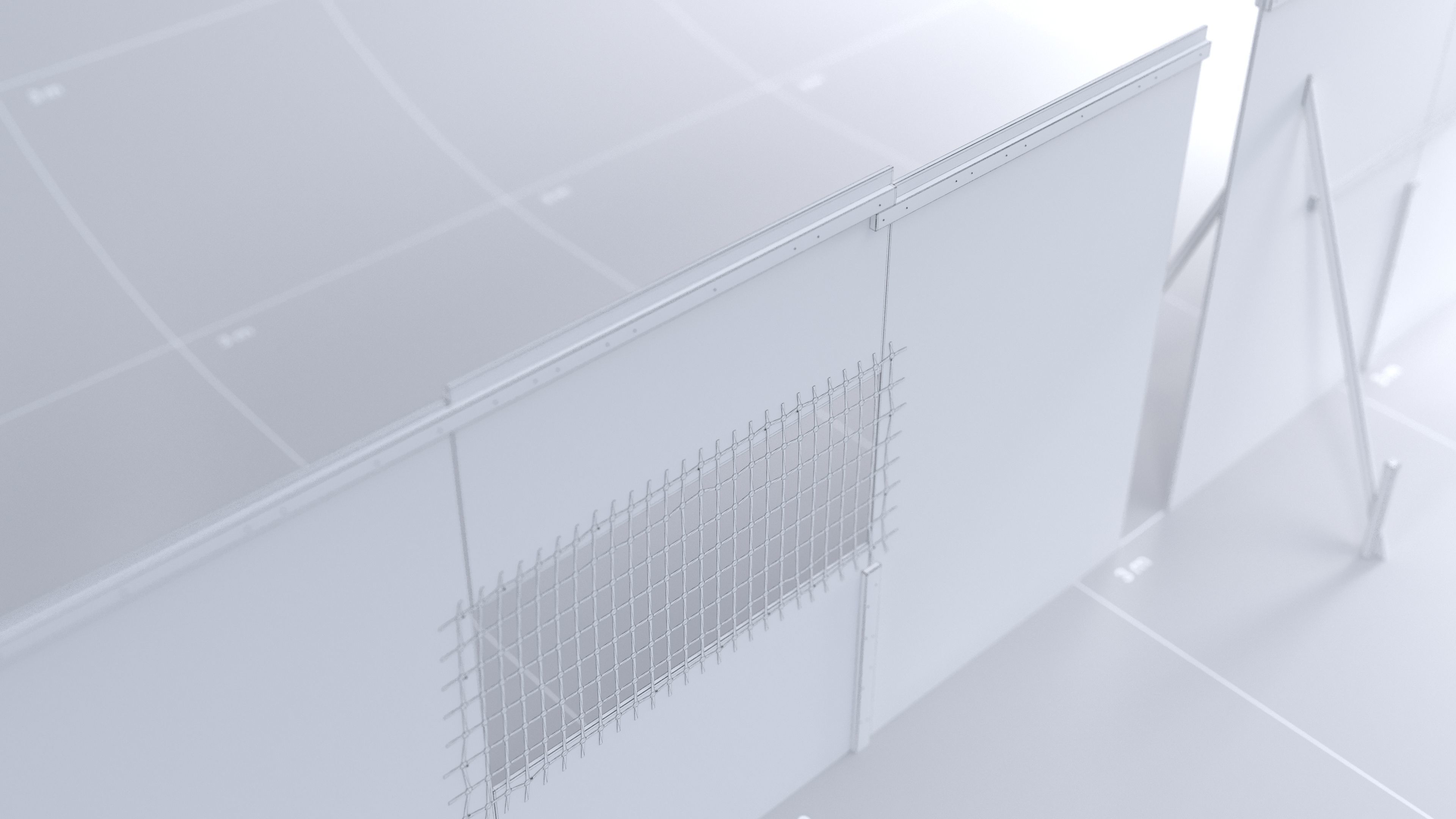 Toronto Construction Barricade 01 3D model_5