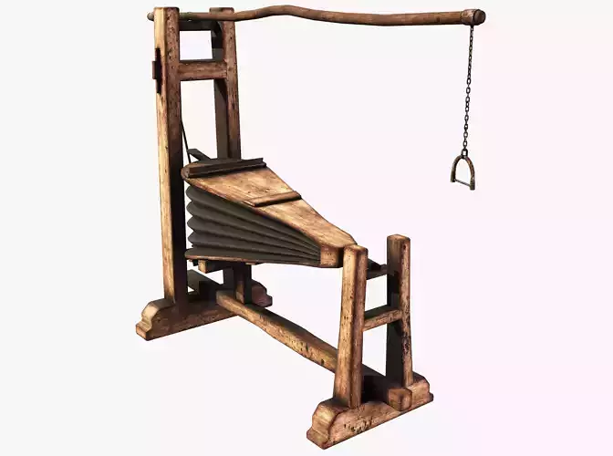 Blacksmith Portable Forge Low-poly 3D model